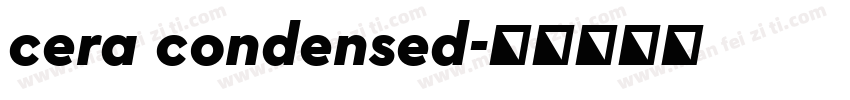 cera condensed字体转换